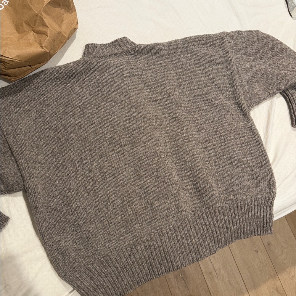 Babaa no11 wool Cardigan Sweater - Picture 6 of 6